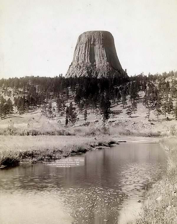 Devil's Tower. With water