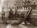 Mine thrower, Alexanderplatz, Berlin
