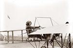 Harriet Quimby in cockpit