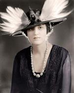 Woman in Feathered Hat