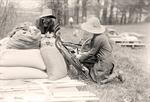 Girls Gardening