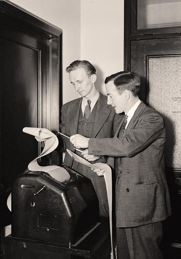 Old Teletype Machine