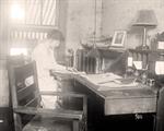 Woman in Old Office
