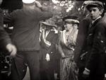 Police Breaking Up Women Suffrage Riot