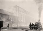 Firemen at Treasury Fire