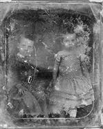 [Two unidentified children, a