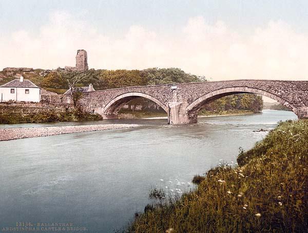 Ardstinchar Castle and bridge, Ballantrae, Scotland