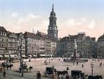 Old Market, Altstadt, Dresden, Saxony, Germany