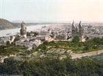 General view, Andernach, the Rhine, Germany
