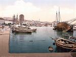 Spalato, the docks, Dalmatia, Austro-Hungary