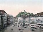 Graz, market place, Styria, Austro-Hungary