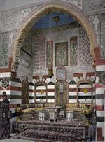 Interior of a house, Damascus, Holy Land, i.e. Syria
