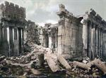 Temple of Jupiter, the facade, Baalbek, Holy Land, i.e., Balabakk, Lebanon
