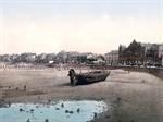 View from stone pier, Morecambe, England