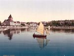 Ouchy, from the Lake, Geneva Lake, Switzerland