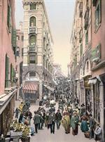 Street near the Rialto, Venice, Italy