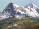 Scheidegg, Mount Eiger and M&oumlnch, Bernese Oberland, Switzerland