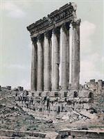 Temple of the Sun, side view, Baalbek, Holy Land, i.e., Balabakk, Lebanon