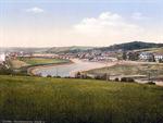 Wadebridge from south, Cornwall, England
