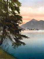 Walchensee, general view, Upper Bavaria, Germany