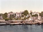 Windermere, Bowness, boat landing, Lake District, England