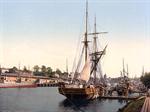 The harbor, Lubeck, Germany