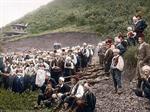 A group of peasants, Bosnia, Austro-Hungary