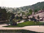 Matlock with promenade and Heights of Jacob, Derbyshire, England