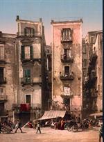 Narrow streets, Naples, Italy
