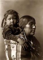 A Crow Indian Mother and Baby
