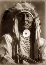 Crow Indian in Headdress