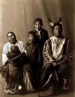 Hidatsa Indian Family