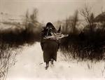 Indian Carrying Firewood
