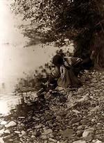 Indian Child by River