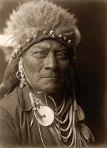 Warrior with Buffalo Head Dress