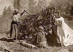 Indians Drying Meat