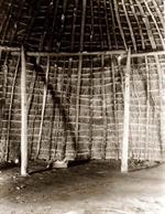 Inside an Indian Grass House