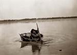 Indian in a Bull Boat