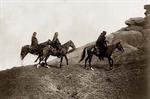 Navajos Riding Horses