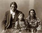 Piegan Indian Family