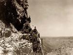 Indians on a Rock Ledge