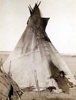 Girl in Front of Tipi