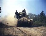 M-3 tanks in action,